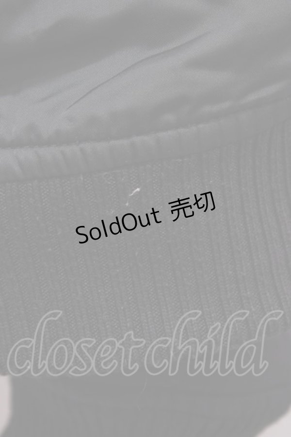 画像9: Candy Stripper / 切替ブルゾン  黒ｘグリーン T-24-08-20-001-PU-JA-AS-ZT176 (9)