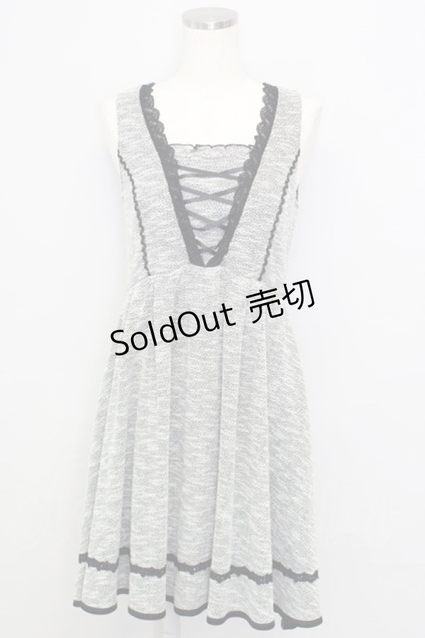 画像1: axes femme / レースUPサーキュラーチュニ M 黒 T-24-08-24-035-AX-OP-SZ-ZT162 (1)