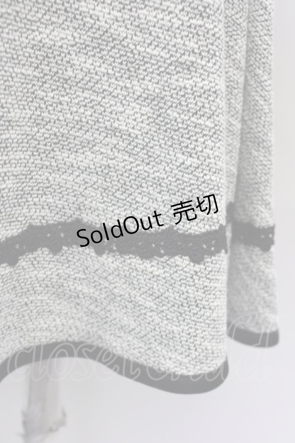 画像3: axes femme / レースUPサーキュラーチュニ M 黒 T-24-08-24-035-AX-OP-SZ-ZT162 (3)