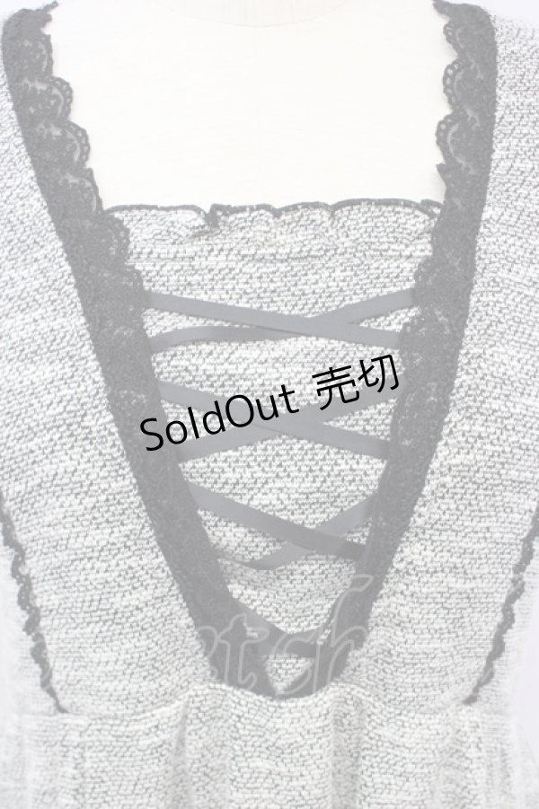 画像4: axes femme / レースUPサーキュラーチュニ M 黒 T-24-08-24-035-AX-OP-SZ-ZT162 (4)