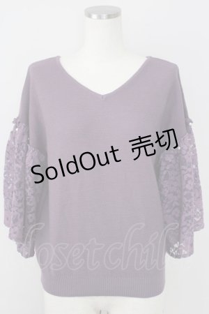 画像: axes femme / トップス  パープル T-24-09-04-008-AX-TO-AS-ZI