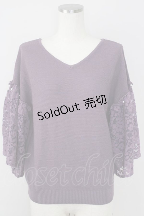 画像1: axes femme / トップス  パープル T-24-09-04-008-AX-TO-AS-ZI (1)