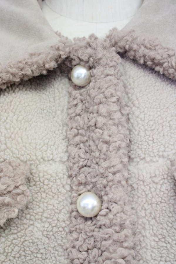 画像3: titty&Co. / ボアジャケット F ベージュ T-24-09-18-004-LO-JA-SZ-ZT356 (3)