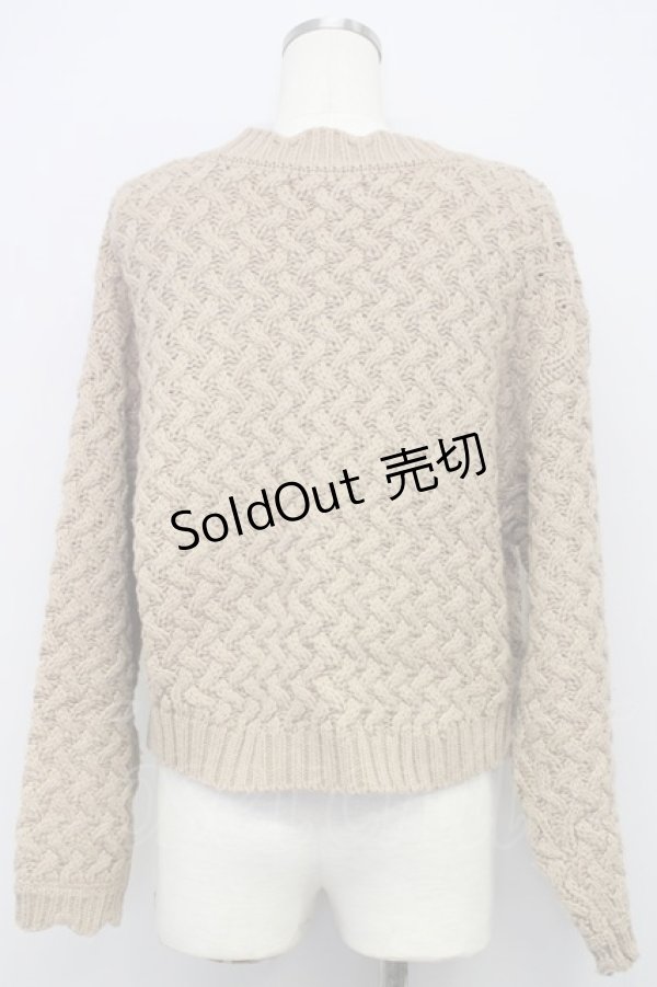 画像2: F i.n.t / パイ編みローゲージニットカーディガン F 茶 T-24-09-18-013-CA-TO-SZ-ZT369 (2)