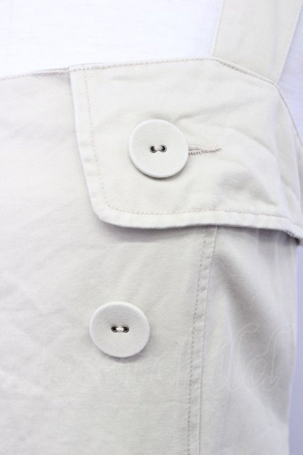 画像6: F i.n.t / トレンチ風ジャンパースカート  ライトベージュ T-24-10-31-023-CA-OP-HD-ZT279 (6)