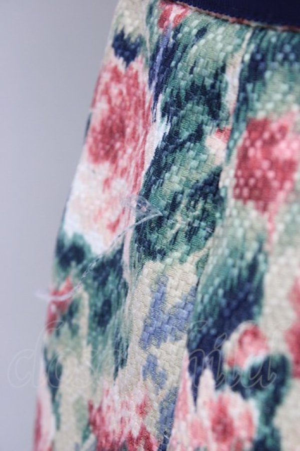 画像5: an another angelus / フラワーノースリーブワンピース  ピンクＸグリーン T-24-10-31-035-CA-OP-HD-ZT107 (5)