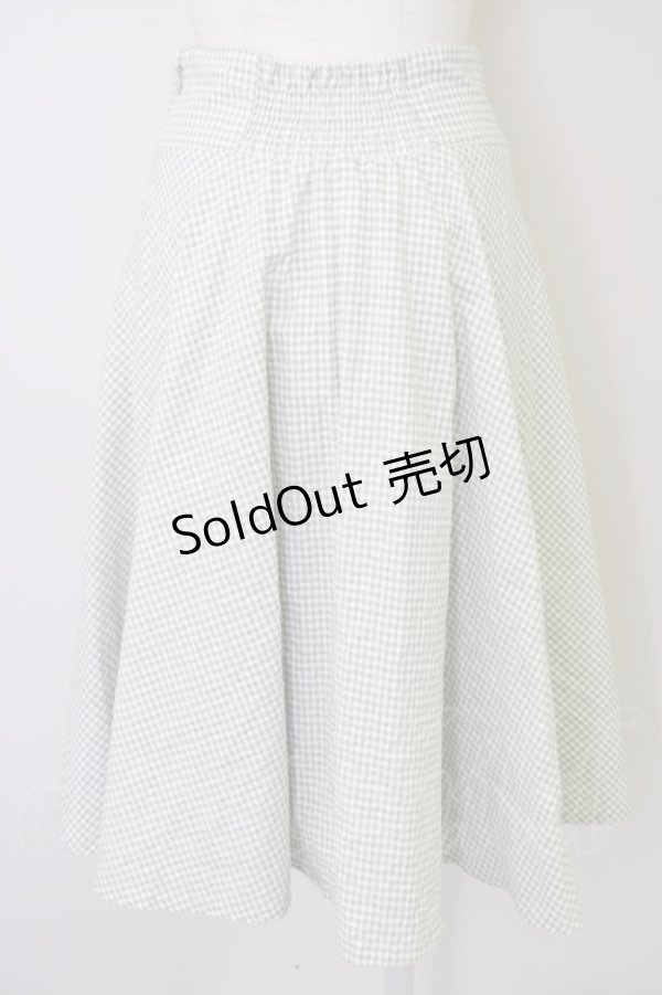 画像2: 【SALE】an another angelus / ギンガムチェックスカート  グリーンＸ白チェック T-24-11-03-018-CA-SK-HD-ZT163 (2)