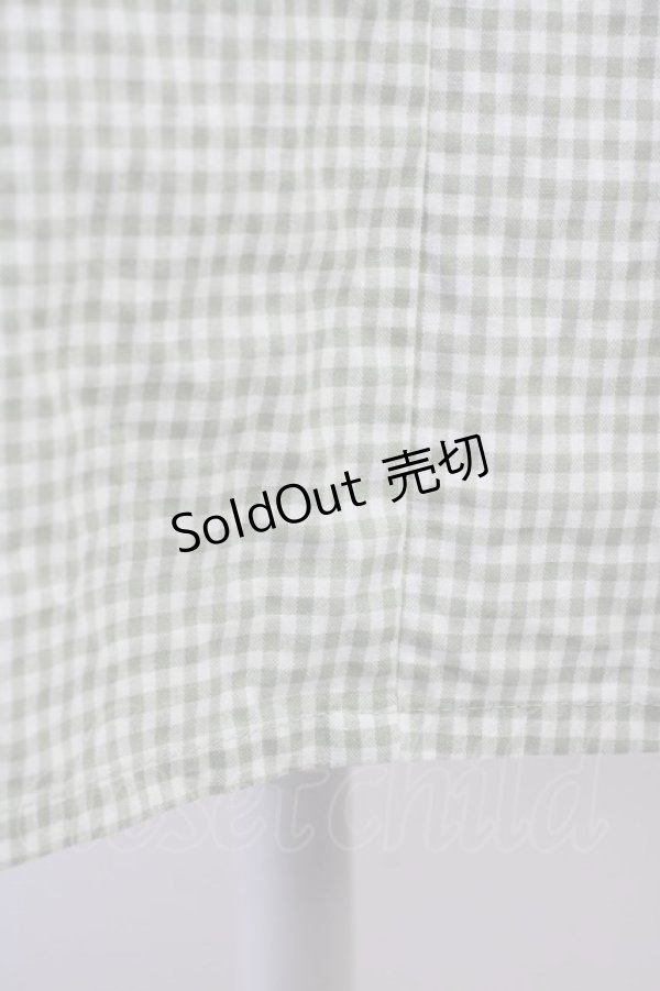 画像4: 【SALE】an another angelus / ギンガムチェックスカート  グリーンＸ白チェック T-24-11-03-018-CA-SK-HD-ZT163 (4)