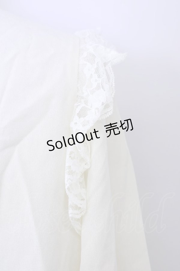 画像3: 【SALE】an another angelus / ヨークチュールレースプルオーバーブラウス  アイボリー T-24-11-07-038-CA-BL-HD-ZT144 (3)