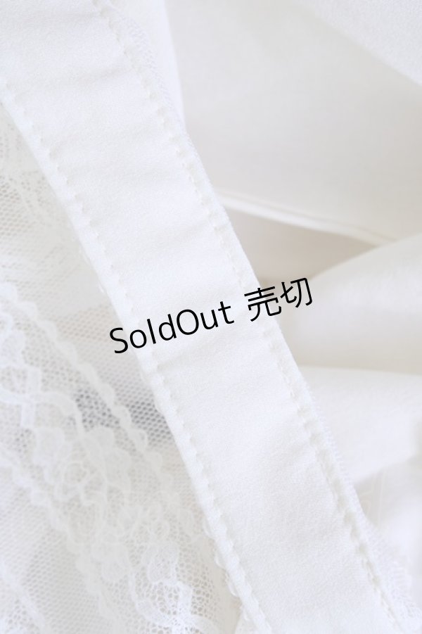 画像5: 【SALE】an another angelus / ヨークチュールレースプルオーバーブラウス  アイボリー T-24-11-07-038-CA-BL-HD-ZT144 (5)