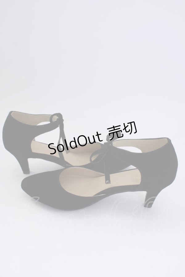 画像3: an another angelus / リボンセパレートパンプス L 黒 T-24-11-07-067-CA-SH-HD-ZT-K002 (3)