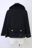 画像2: Jane Marple / coat ソフトメルトンのロイヤルケープコート  黒 T-24-11-13-002-JM-CO-UT-ZTC060 (2)