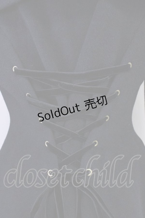 画像3: Mary Magdalene / COAT ケープ付きミディコート  黒 T-24-11-13-004-CL-CO-AS-ZT (3)