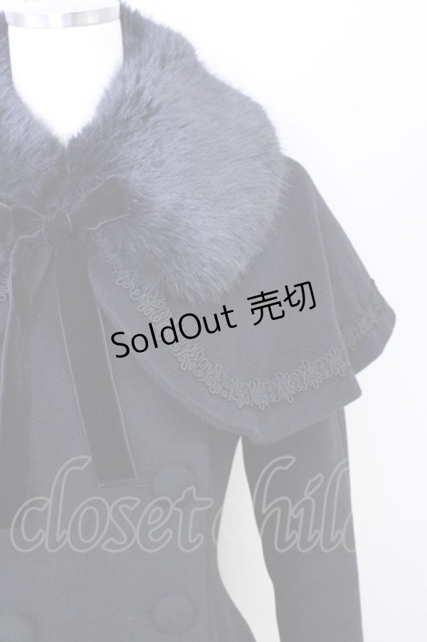 画像5: Mary Magdalene / COAT ケープ付きミディコート  黒 T-24-11-13-004-CL-CO-AS-ZT (5)