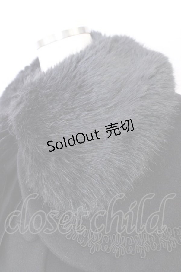 画像12: Mary Magdalene / COAT ケープ付きミディコート  黒 T-24-11-13-004-CL-CO-AS-ZT (12)