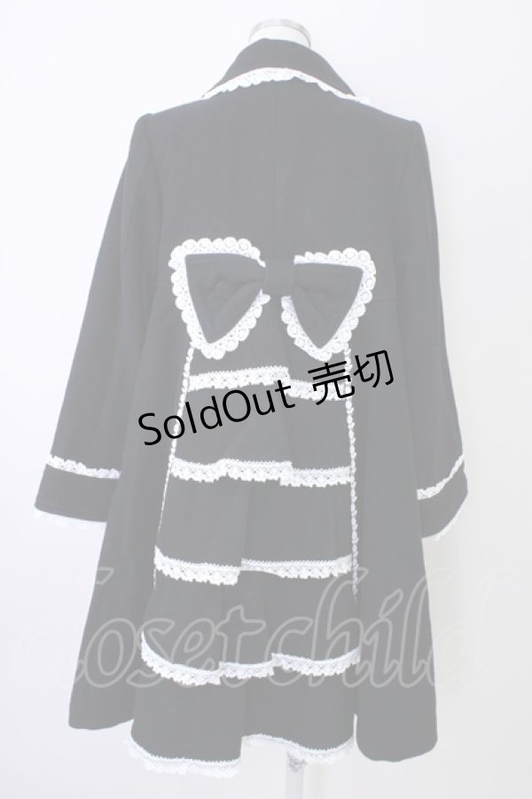 画像3: BABY,THE STARS SHINE BRIGHT / 小公女コート  黒ｘ白 T-24-11-13-006-BA-TO-AS-ZT (3)