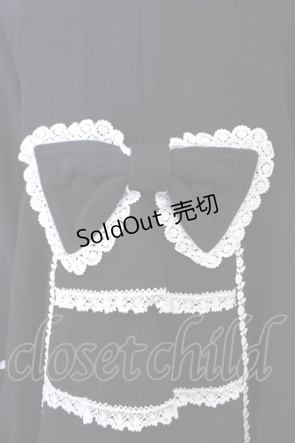 画像4: BABY,THE STARS SHINE BRIGHT / 小公女コート  黒ｘ白 T-24-11-13-006-BA-TO-AS-ZT (4)