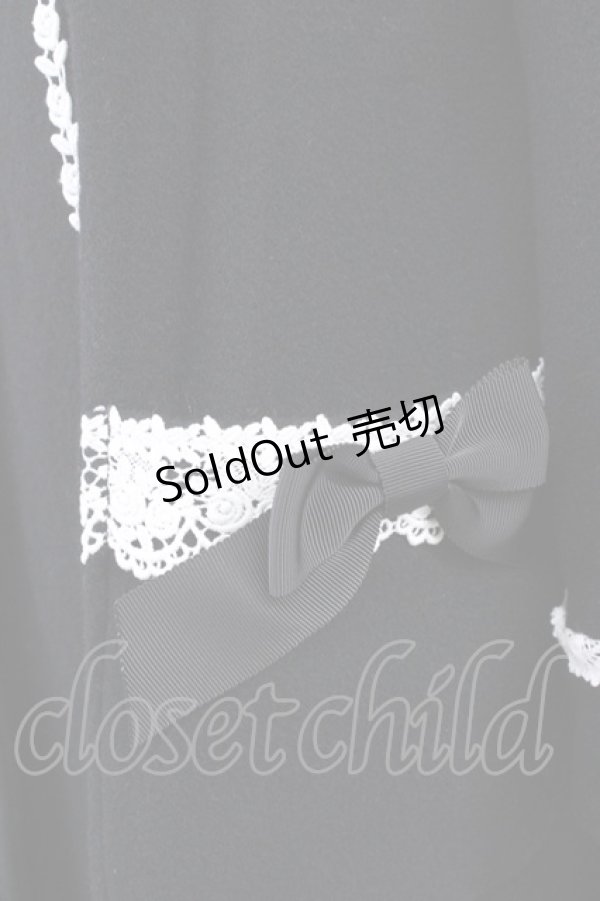 画像6: BABY,THE STARS SHINE BRIGHT / 小公女コート  黒ｘ白 T-24-11-13-006-BA-TO-AS-ZT (6)