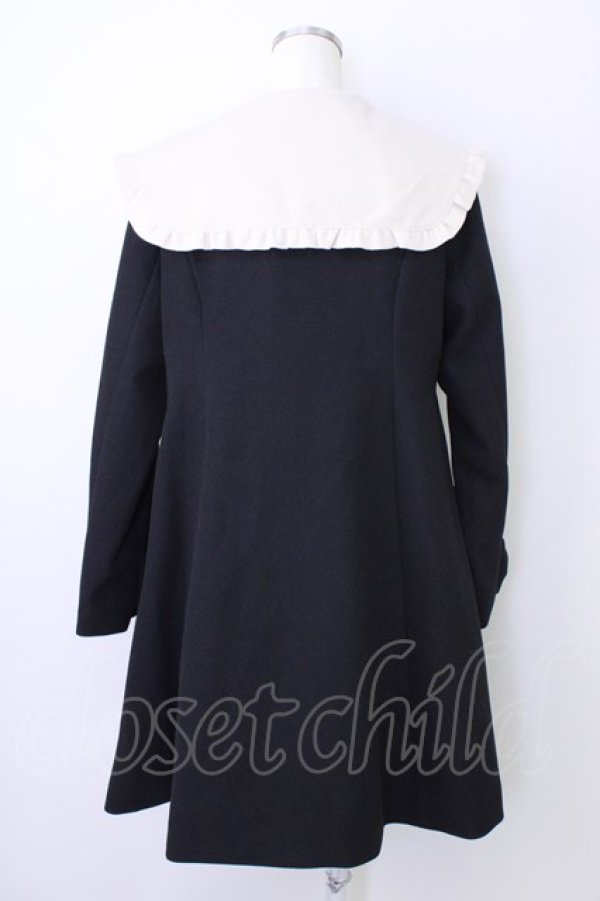画像2: Amavel / COATバイカラーコート  黒ｘベージュ T-24-11-13-008-CA-CO-AS-ZTC060 (2)