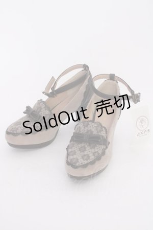 画像: axes femme / ロマンティックレースパンプス L モカ T-24-11-18-022-AX-BG-HD-ZT-K005