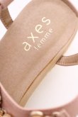 画像6: axes femme / フラワーレースサンダル Ｌ ピンク T-24-11-18-025-AX-SH-HD-ZT-K005 (6)