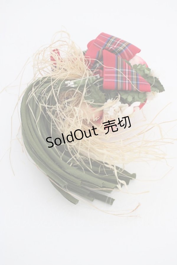 画像2: PINK HOUSE / クランタータンブーケコサージュ  赤 T-24-11-27-026-LO-AC-SA-ZI (2)