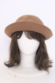 画像3: axes femme / パールレースボーラーハット  チャ T-24-12-03-001-AX-AC-SA-ZT-K007 (3)