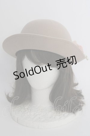 画像: axes femme / パールレースボーラーハット  アワピンク T-24-12-03-010-AX-AC-SA-ZT-K007