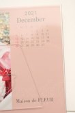 画像5: Maison de FLEUR / 2021年カレンダー  ピンク T-24-12-09-066-LO-ZA-HD-ZT150 (5)