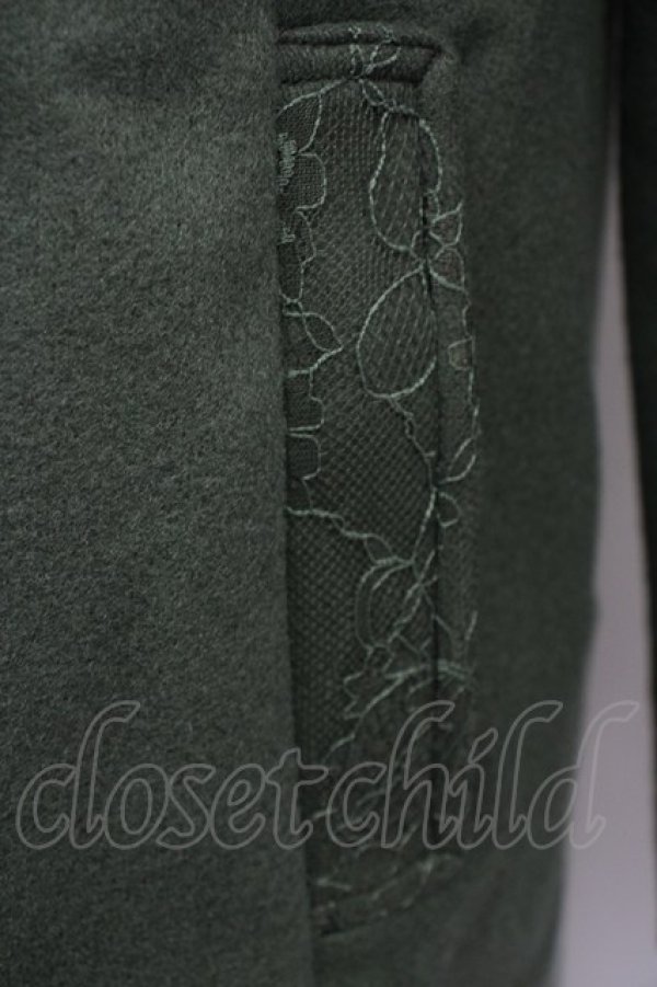 画像4: axes femme / クラシックロングコート L グリーン T-24-12-14-012-AX-CO-SZ-ZT-C049 (4)