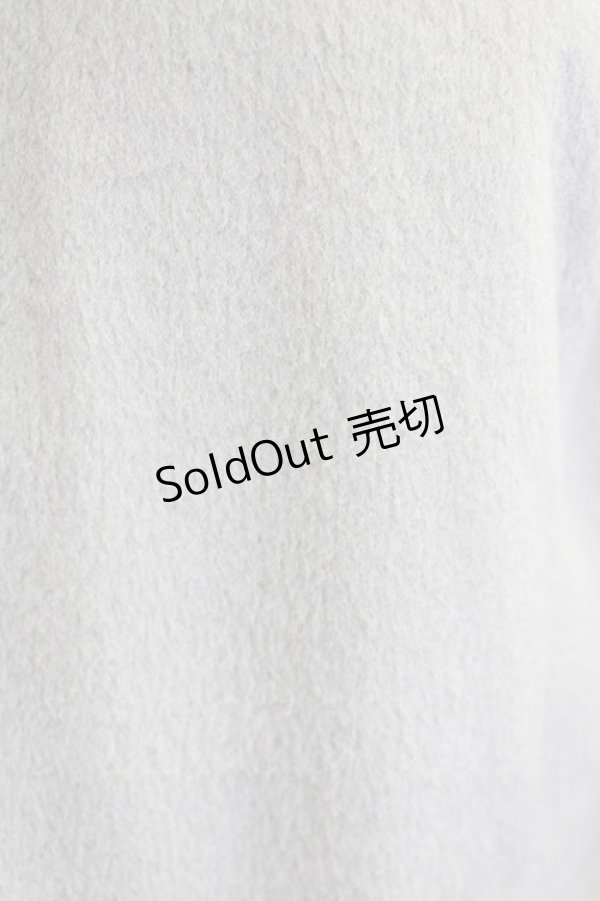 画像5: axes femme / パネル刺繍Ａラインコート M グレー T-24-12-15-006-AX-CO-SZ-ZT-C050 (5)