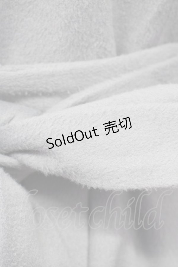 画像7: axes femme / パネル刺繍Ａラインコート M グレー T-24-12-15-006-AX-CO-SZ-ZT-C050 (7)