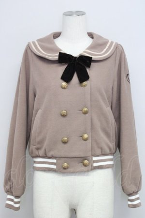 画像: Amavel / セーラーブルゾン  ブラウン T-24-12-18-021-CA-CO-SA-ZT-C005