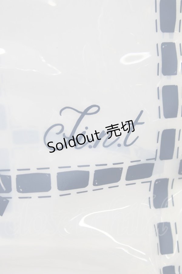 画像4: 【SALE】Fi.n.t / クリアチェックトート  アイボリーＸ紺 T-24-12-24-017-CA-BG-HD-ZT-K013 (4)