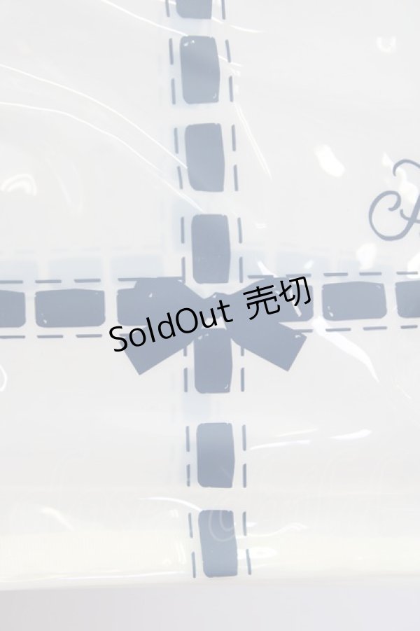 画像5: 【SALE】Fi.n.t / クリアチェックトート  アイボリーＸ紺 T-24-12-24-017-CA-BG-HD-ZT-K013 (5)