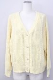 画像1: axes femme / バックリボンニットカーデ M イエロー T-24-12-26-001-AX-TO-SZ-ZT368 (1)