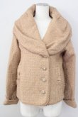 画像1: axes femme / BIG衿ショートコート M キャメル T-24-12-26-020-AX-CO-SZ-ZT-C051 (1)
