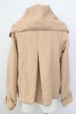 画像2: axes femme / BIG衿ショートコート M キャメル T-24-12-26-020-AX-CO-SZ-ZT-C051 (2)