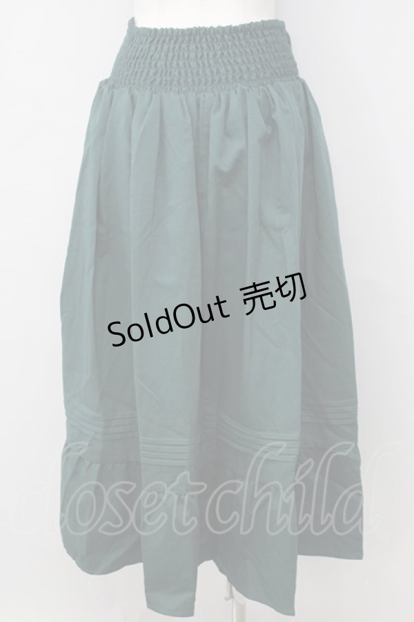 画像2: 【SALE】axes femme / ウエストレースデザインスカート M グリーン T-24-12-26-026-AX-SK-SZ-ZT392 (2)