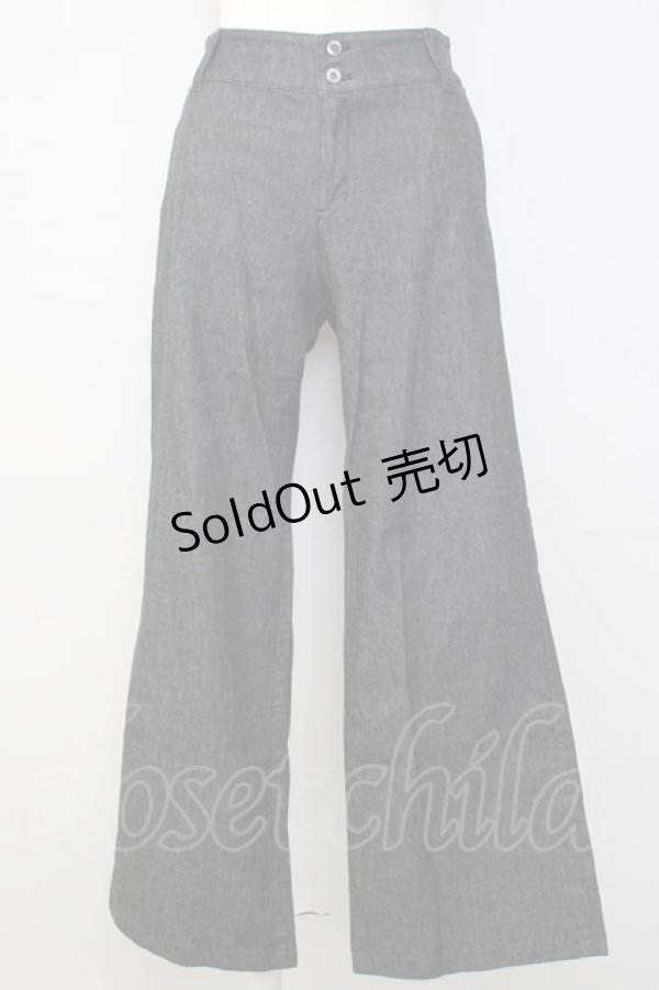 画像1: INGEBORG / ウエストダブルボタンパンツ S 黒 T-24-12-27-017-LO-PA-SA-ZT406 (1)