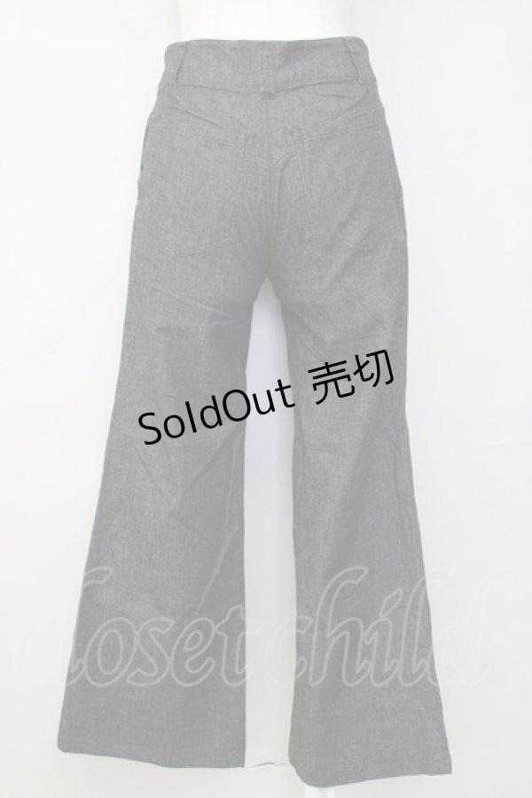 画像2: INGEBORG / ウエストダブルボタンパンツ S 黒 T-24-12-27-017-LO-PA-SA-ZT406 (2)