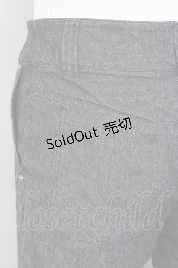 画像3: INGEBORG / ウエストダブルボタンパンツ S 黒 T-24-12-27-017-LO-PA-SA-ZT406 (3)