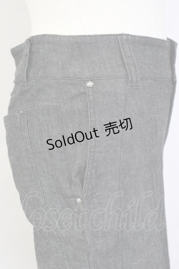 画像5: INGEBORG / ウエストダブルボタンパンツ S 黒 T-24-12-27-017-LO-PA-SA-ZT406 (5)