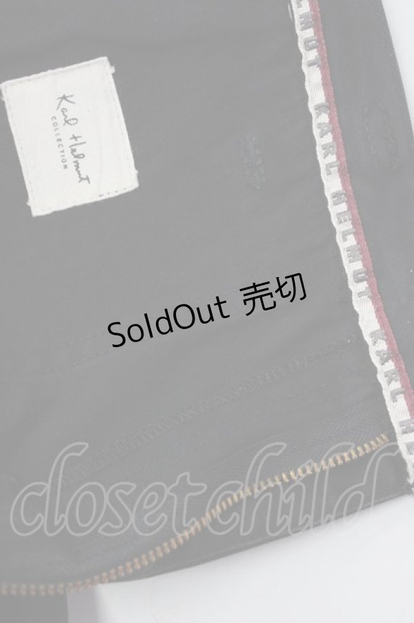 画像7: Karl Helmut / ロゴラインパンツ XL 黒 T-24-12-27-023-EL-PA-SA-ZT406 (7)