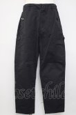 画像1: Karl Helmut / サイドボタン&ロゴ刺繍パンツ  黒 T-24-12-27-025-EL-PA-SA-ZT403 (1)