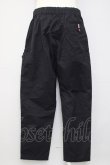 画像2: Karl Helmut / サイドボタン&ロゴ刺繍パンツ  黒 T-24-12-27-025-EL-PA-SA-ZT403 (2)