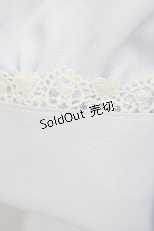 画像5: Innocent World / 大人になったアリスワンピース  サックスＸアイボリー T-25-01-10-022-IW-OP-HD-ZY (5)