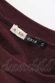 画像6: AXES-X / フロッキーローズトレーナー LL ボルドーＸ黒 T-25-01-10-013-LO-TO-HD-ZT358 (6)