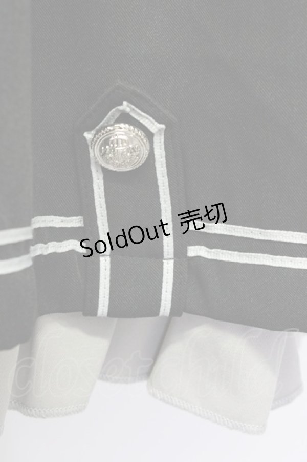 画像5: To Alice / TAポリスサロペットジャンパースカート  黒Ｘ白Ｘシルバー T-25-01-10-015-LO-OP-HD-ZT358 (5)