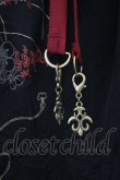 画像4: Ozz oneste / チャイナボタン袴パンツ  ブラック×ボルドー T-25-01-12-031-OO-PA-SA-ZI (4)